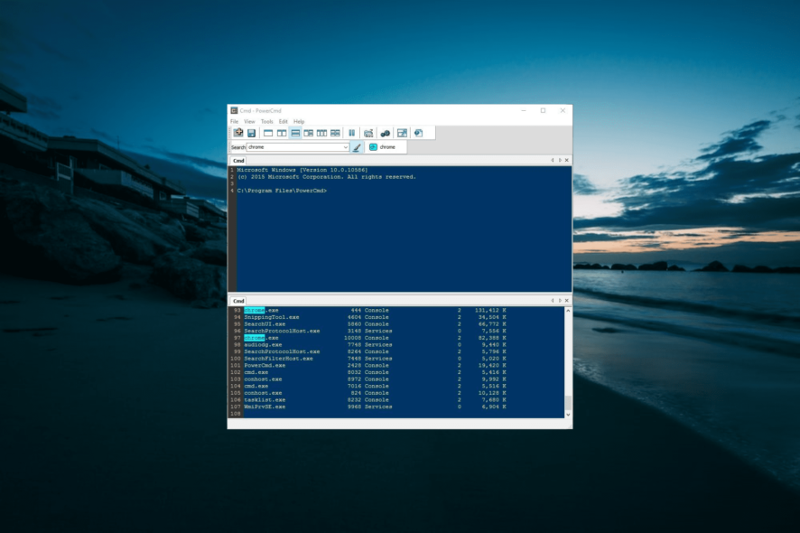 tab command line