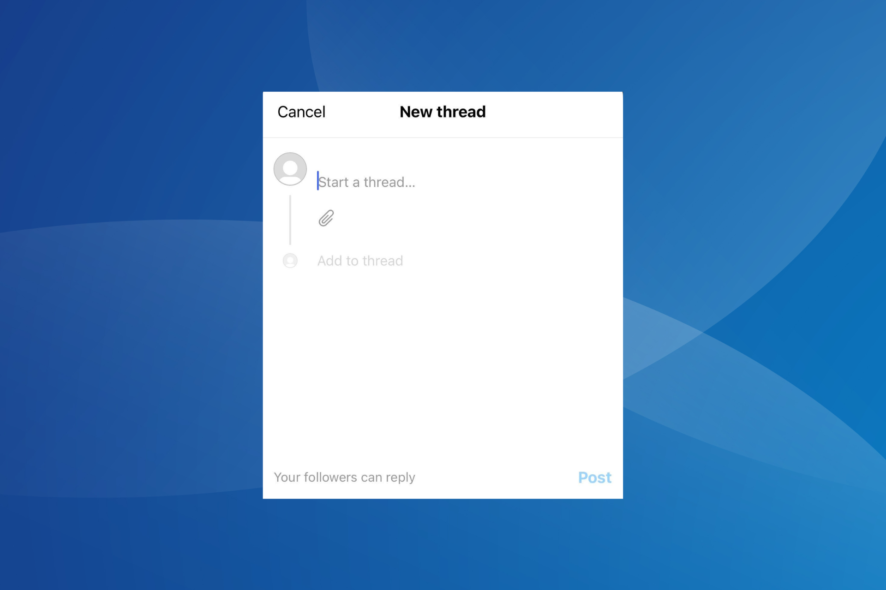 fix threads app not working