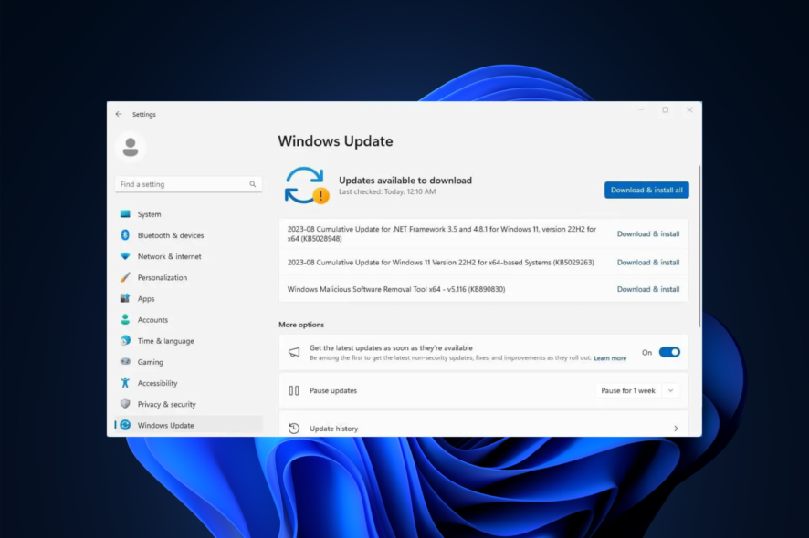 KB5029263 not installing