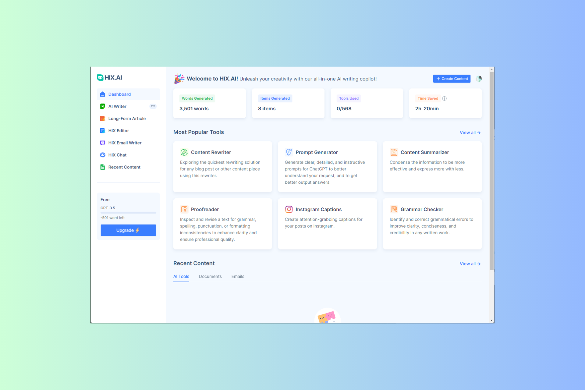 Transform Your Writing With AI-Powered Writing Assistant- HIX.AI