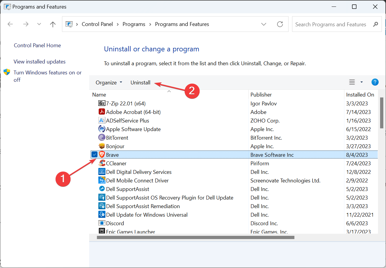 uninstall to fix windows 11 freezes when printing