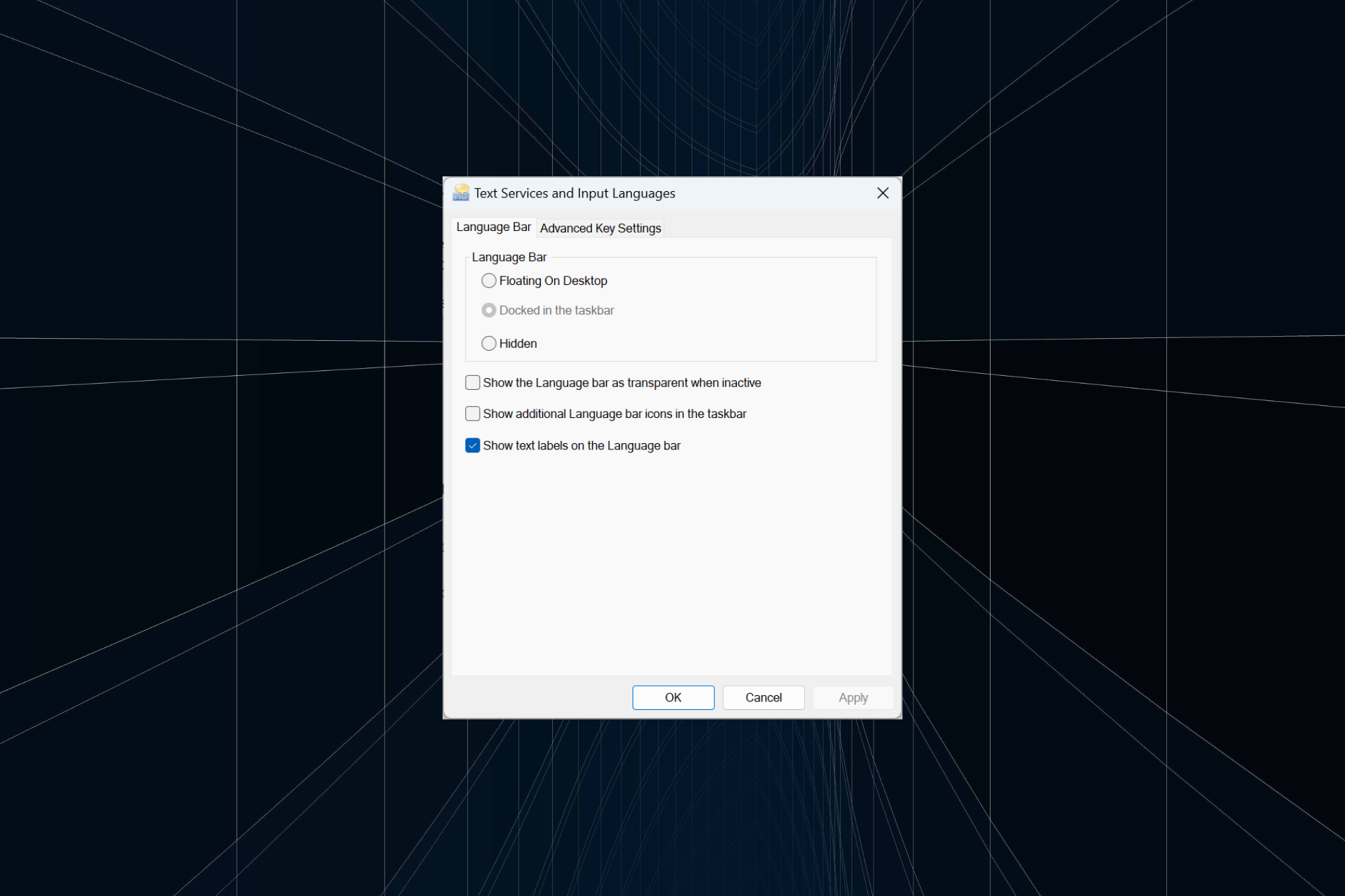 fix docked in the taskbar is greyed out in windows 11