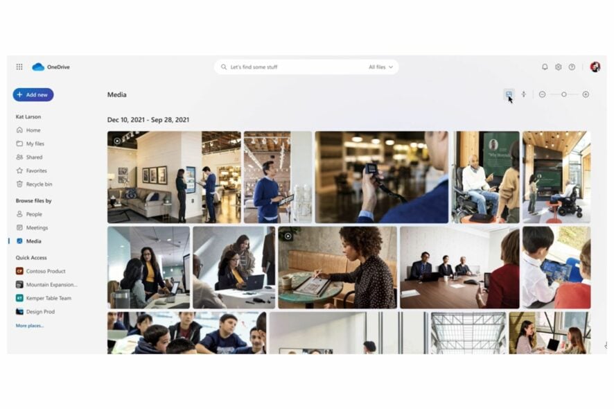 onedrive features list