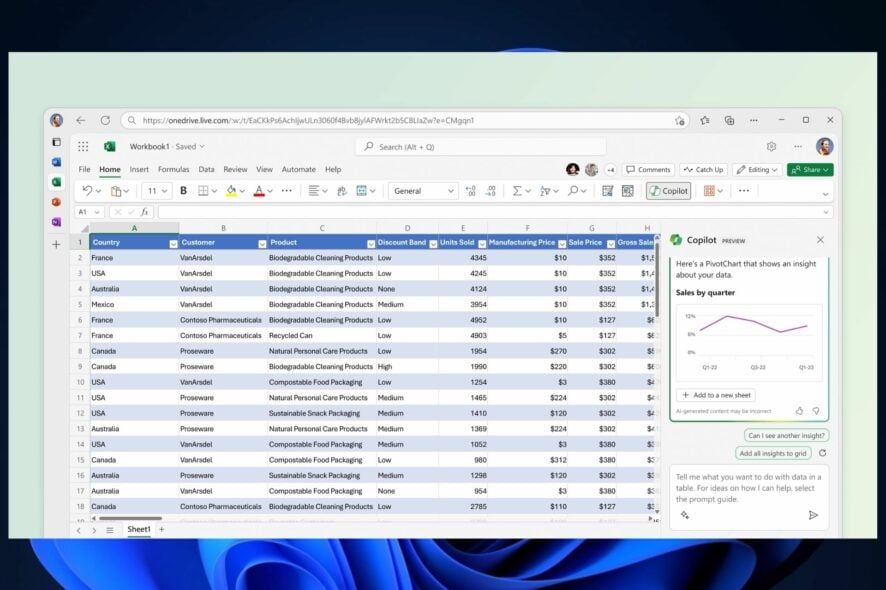 copilot in excel