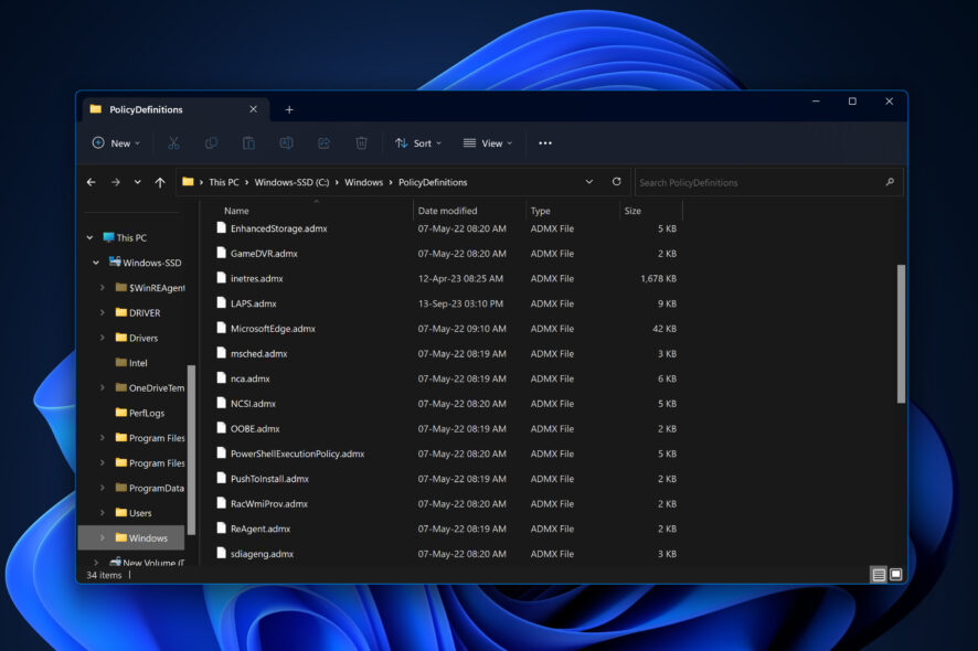 windows 11 admx