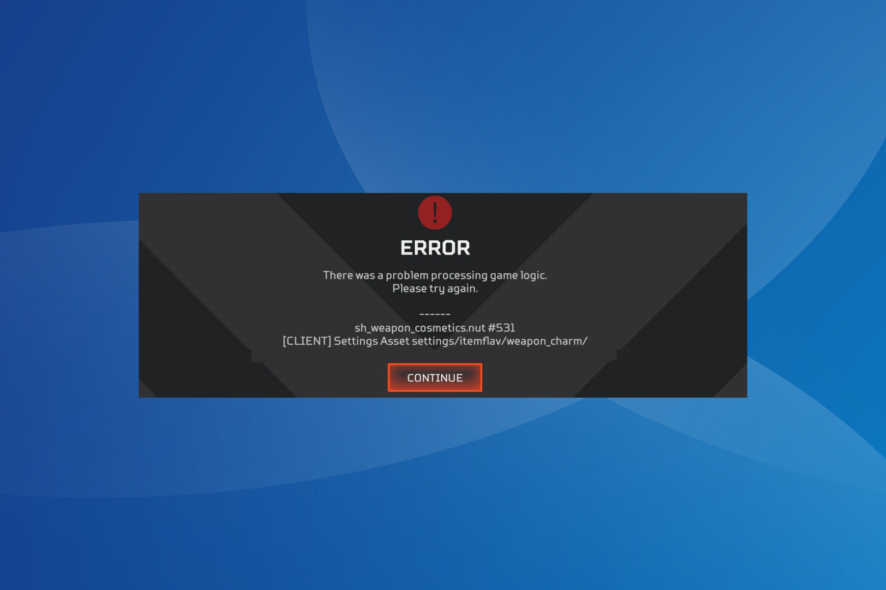 fix apex game logic error