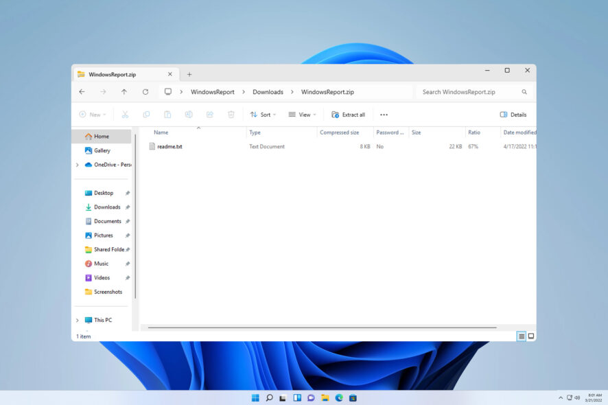 how to unzip files windows 11