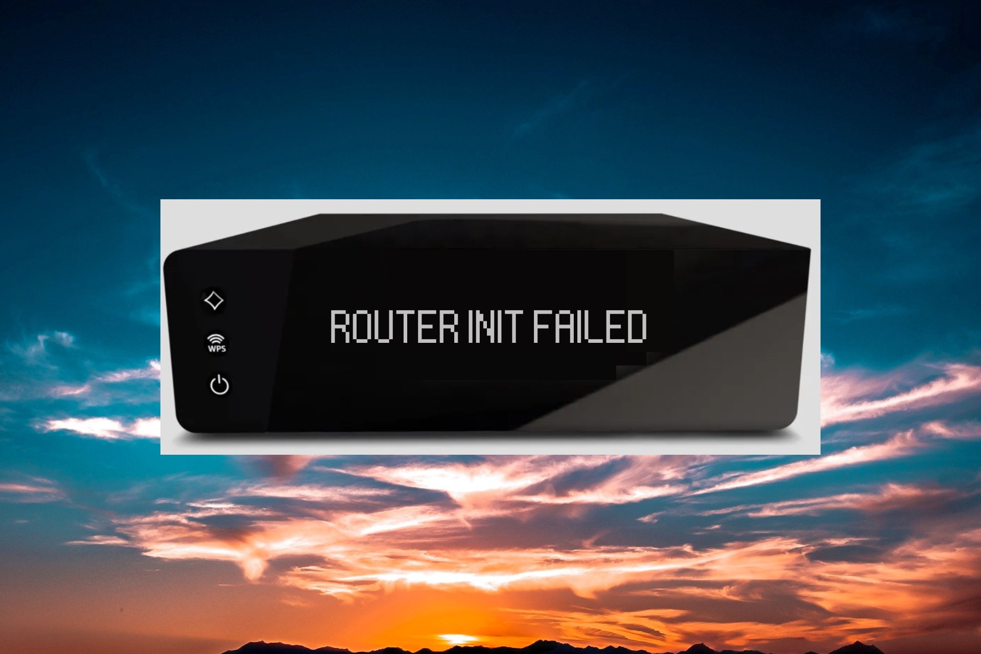 router init failed Altice One