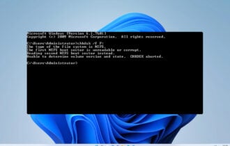 unable to determine volume version and state