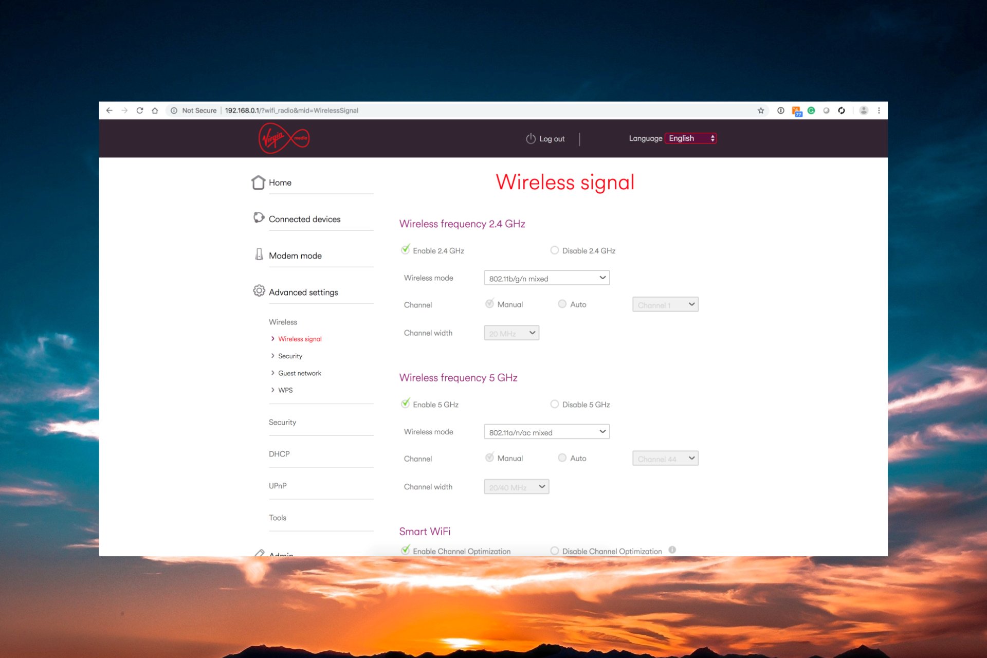How to do a Virgin Hub 3 firmware update