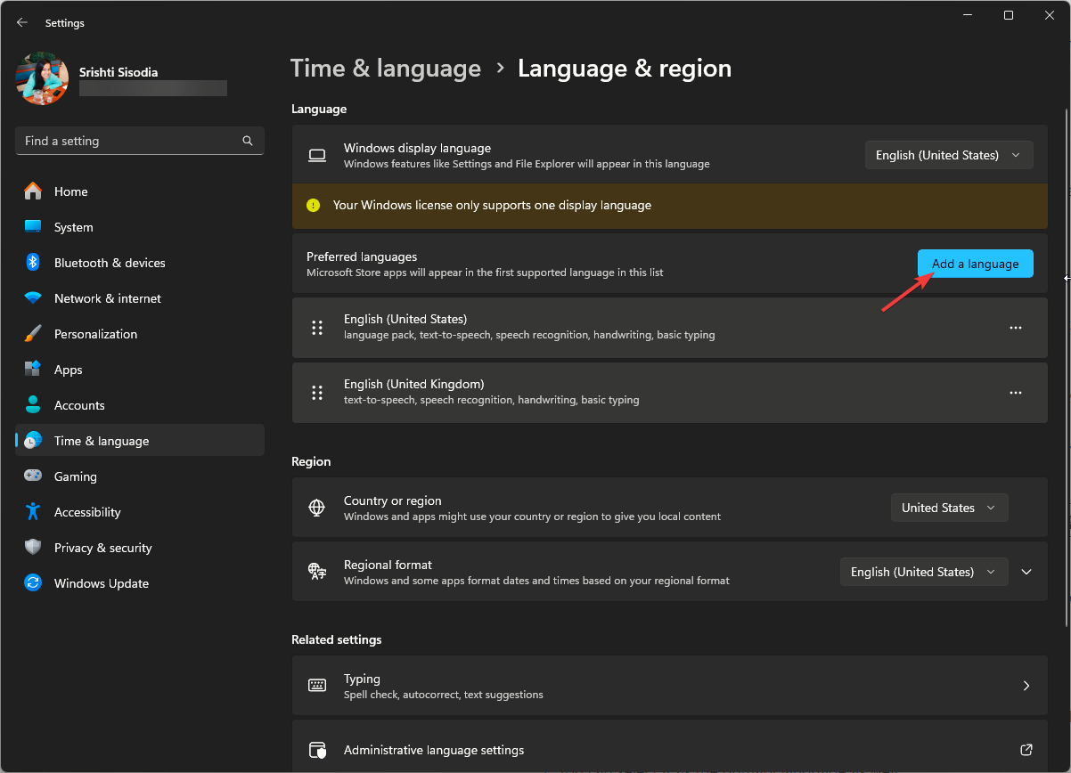 Add a language