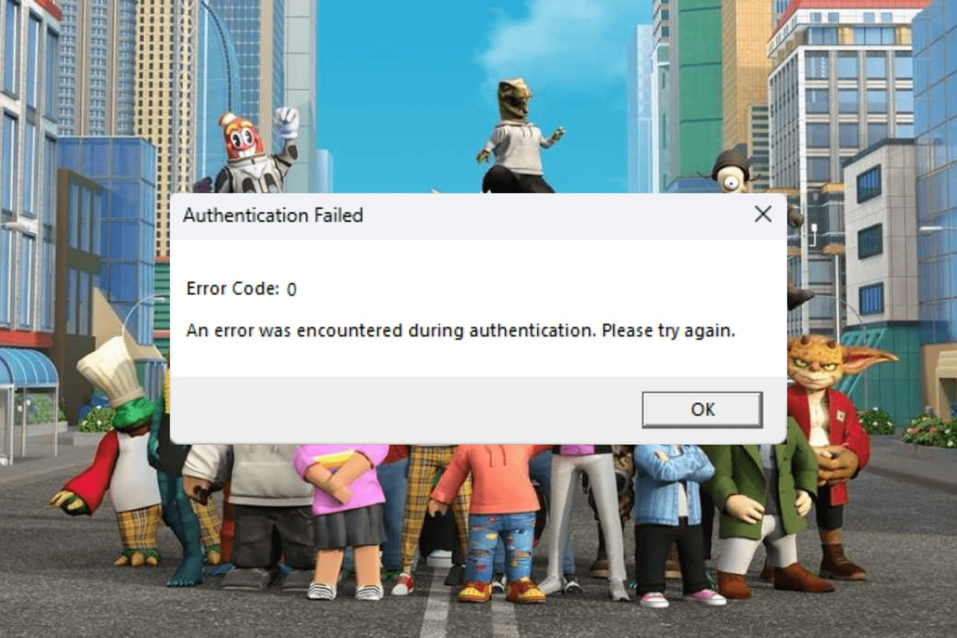error 0 on Roblox