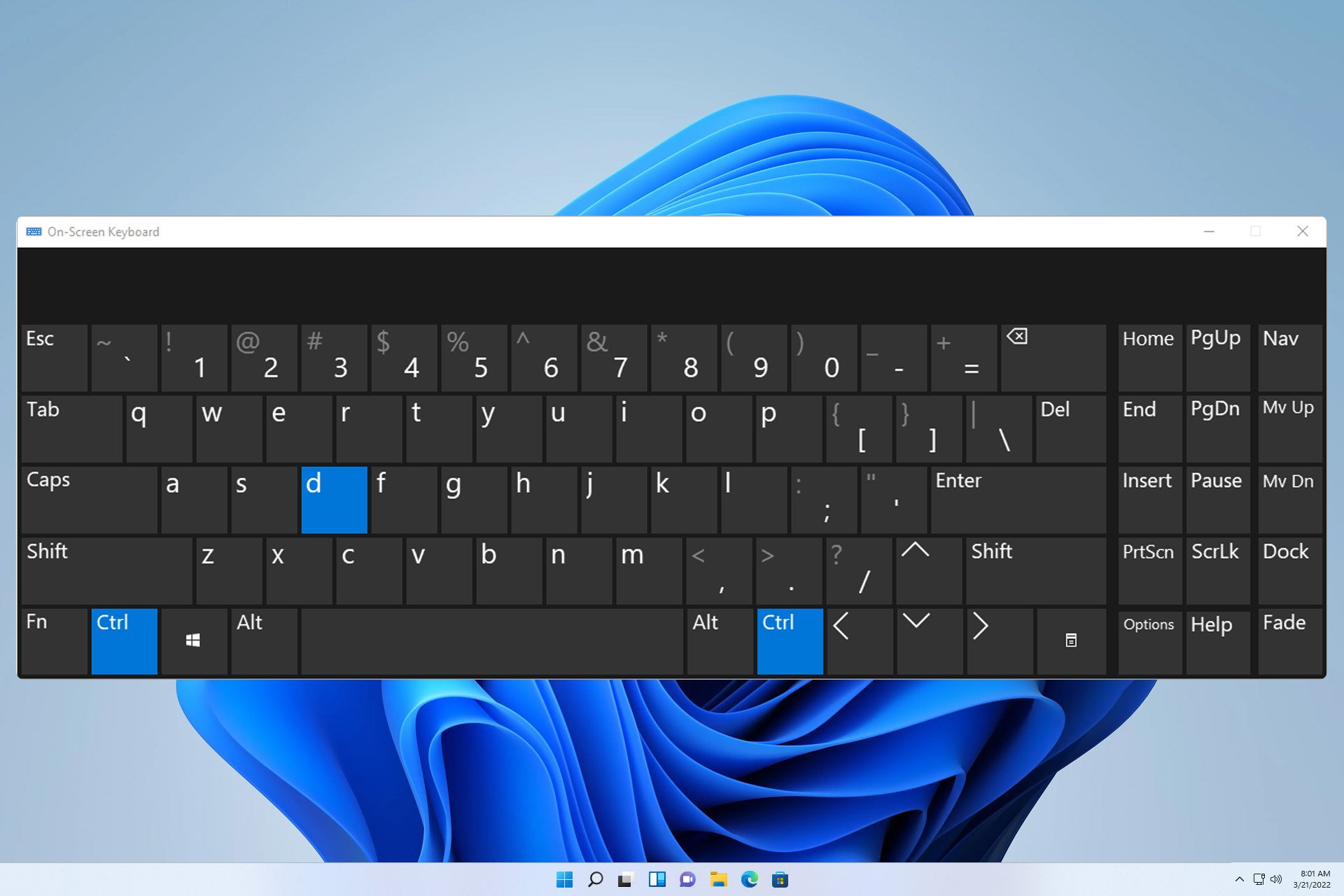 ctrl d not working
