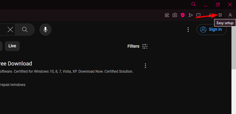 easy setup opera gx