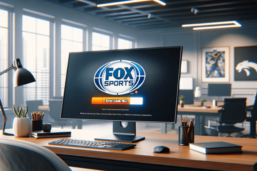 Error code 403 - Fox Sports