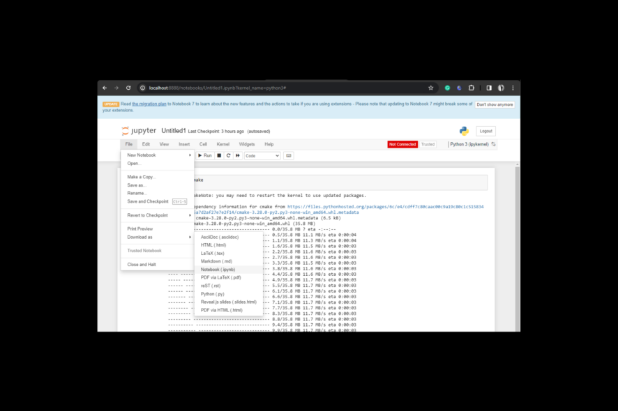 Jupyter Notebook Not Saving: _Xsrf’ Argument Missing from POST
