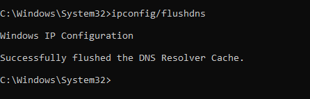 flush dns