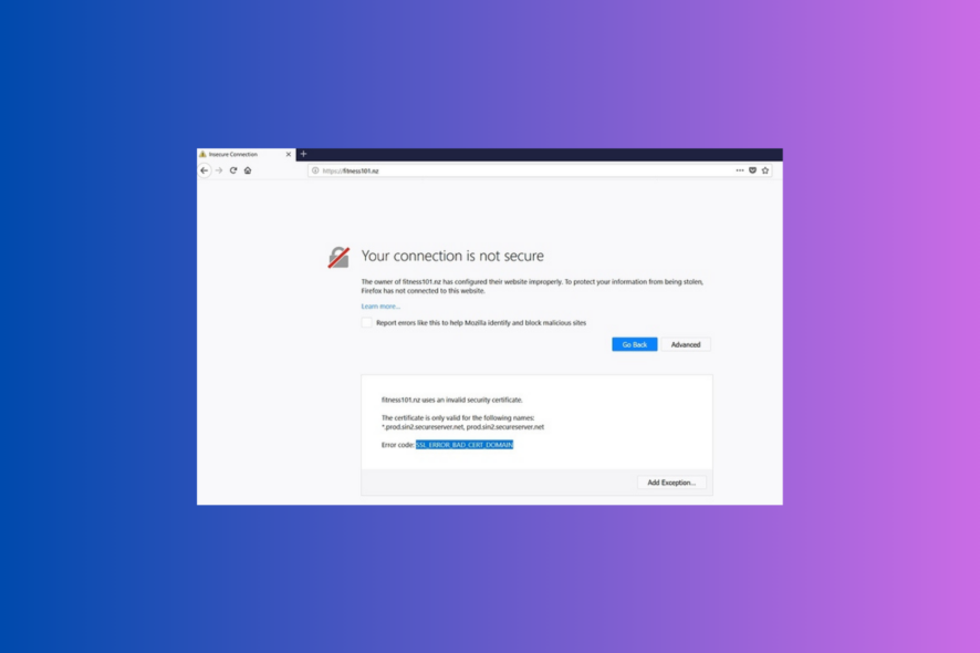 ssl_error_bad_cert_domain