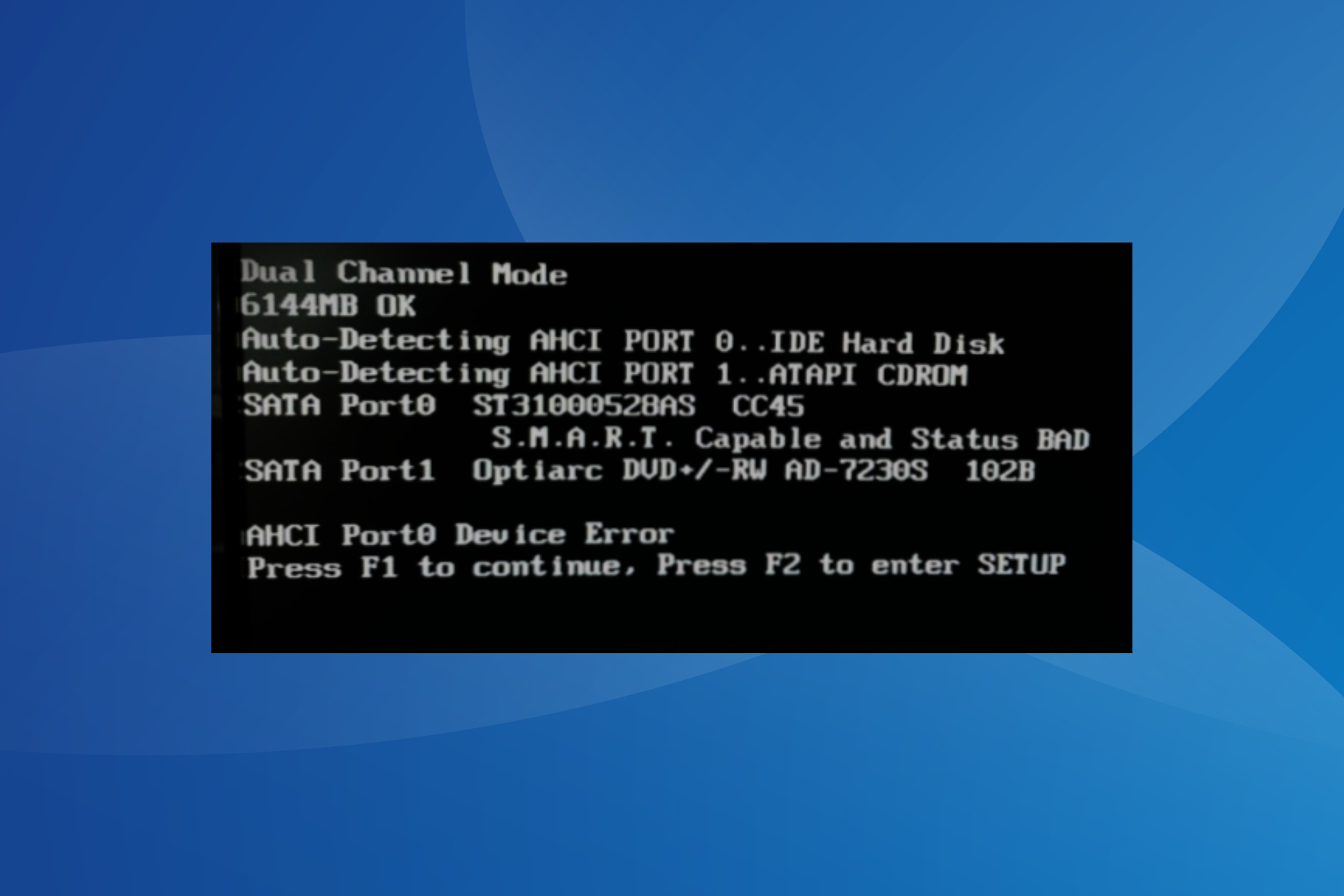 fix ahci port0 device error