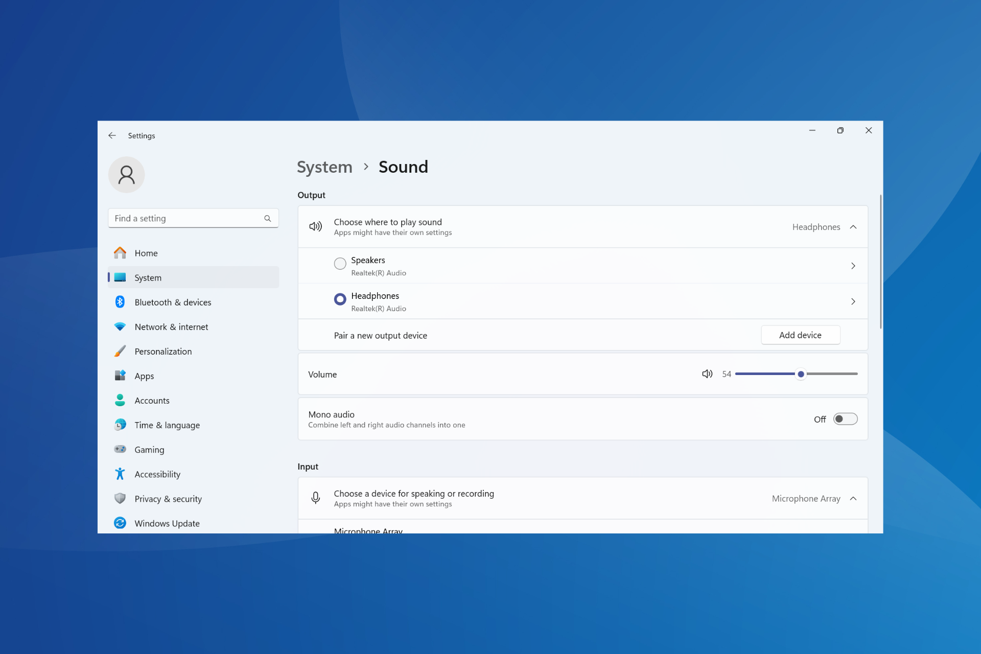 voice clarity on Windows 11