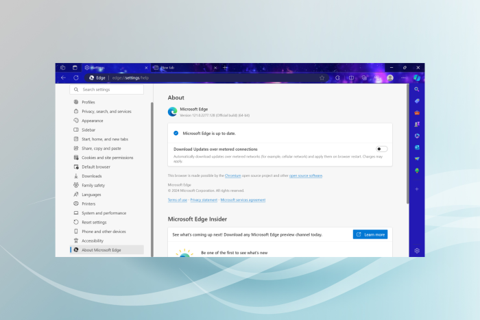 Microsoft edge steals chrome tabs