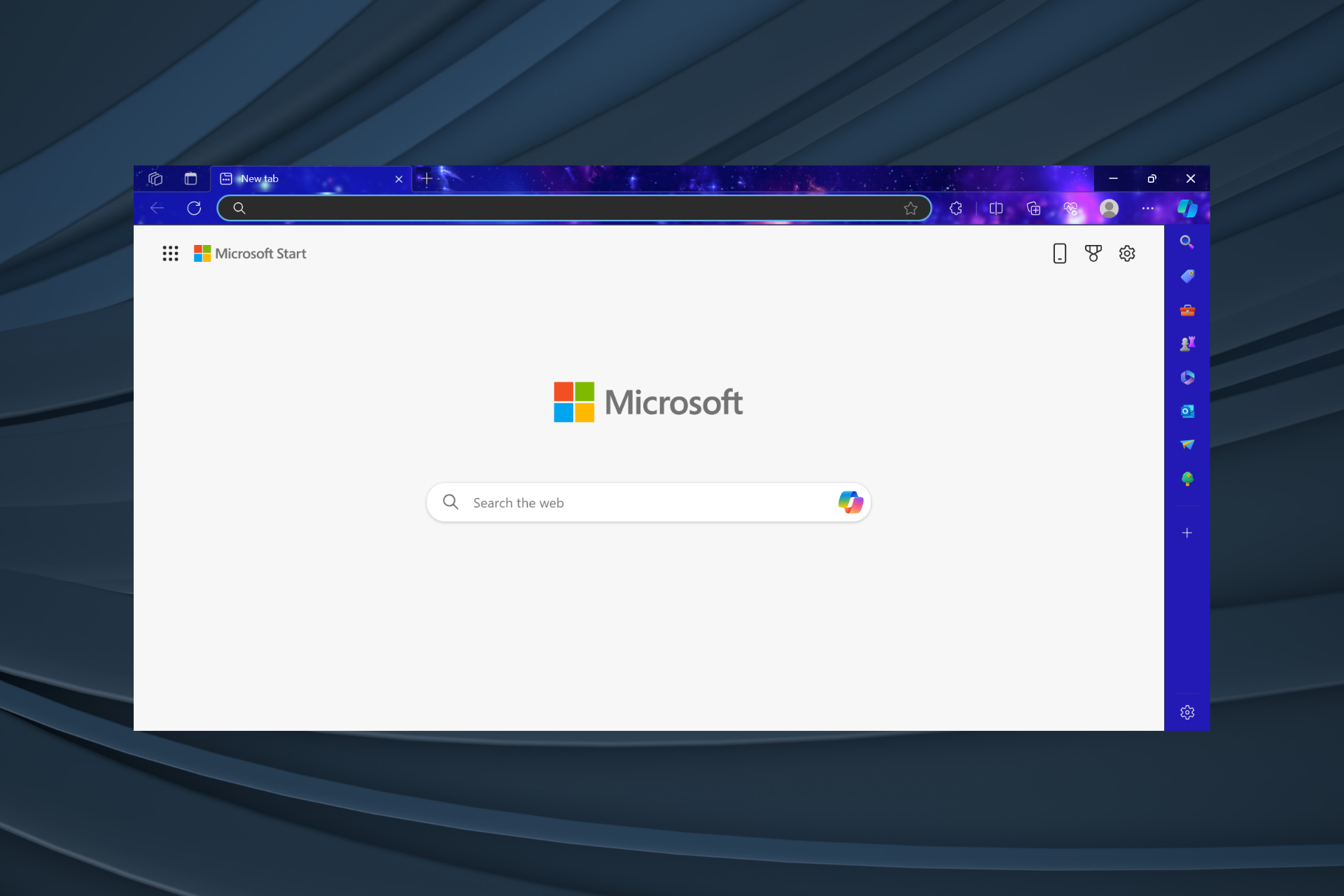 edge different search engine separate tabs