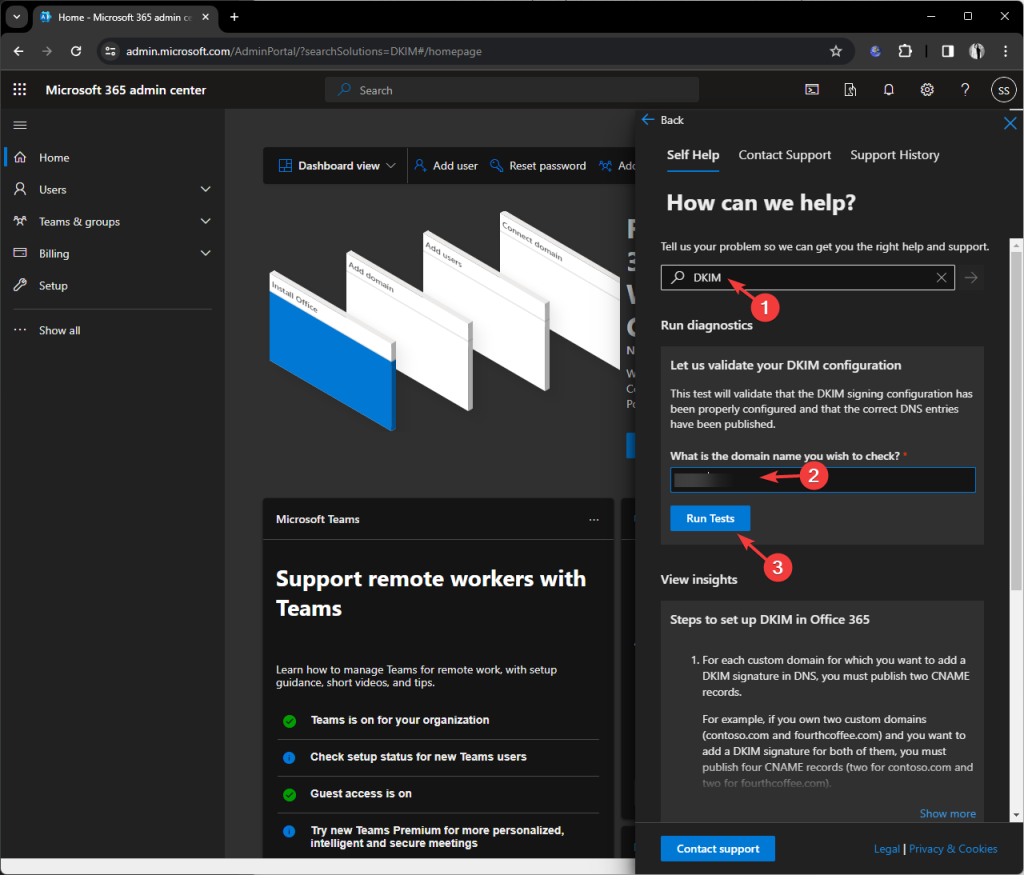 Microsoft 365 admin center 
