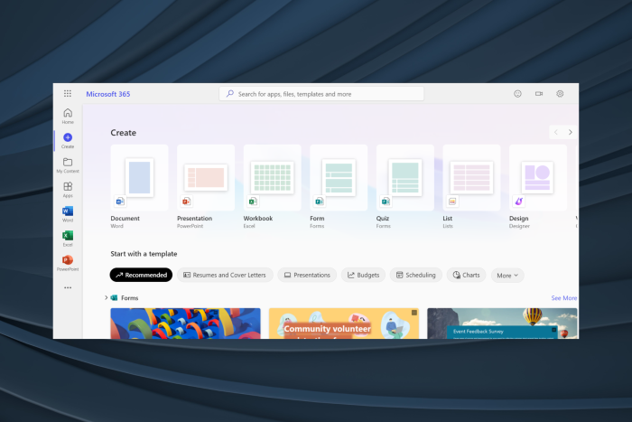 Microsoft 365 Online