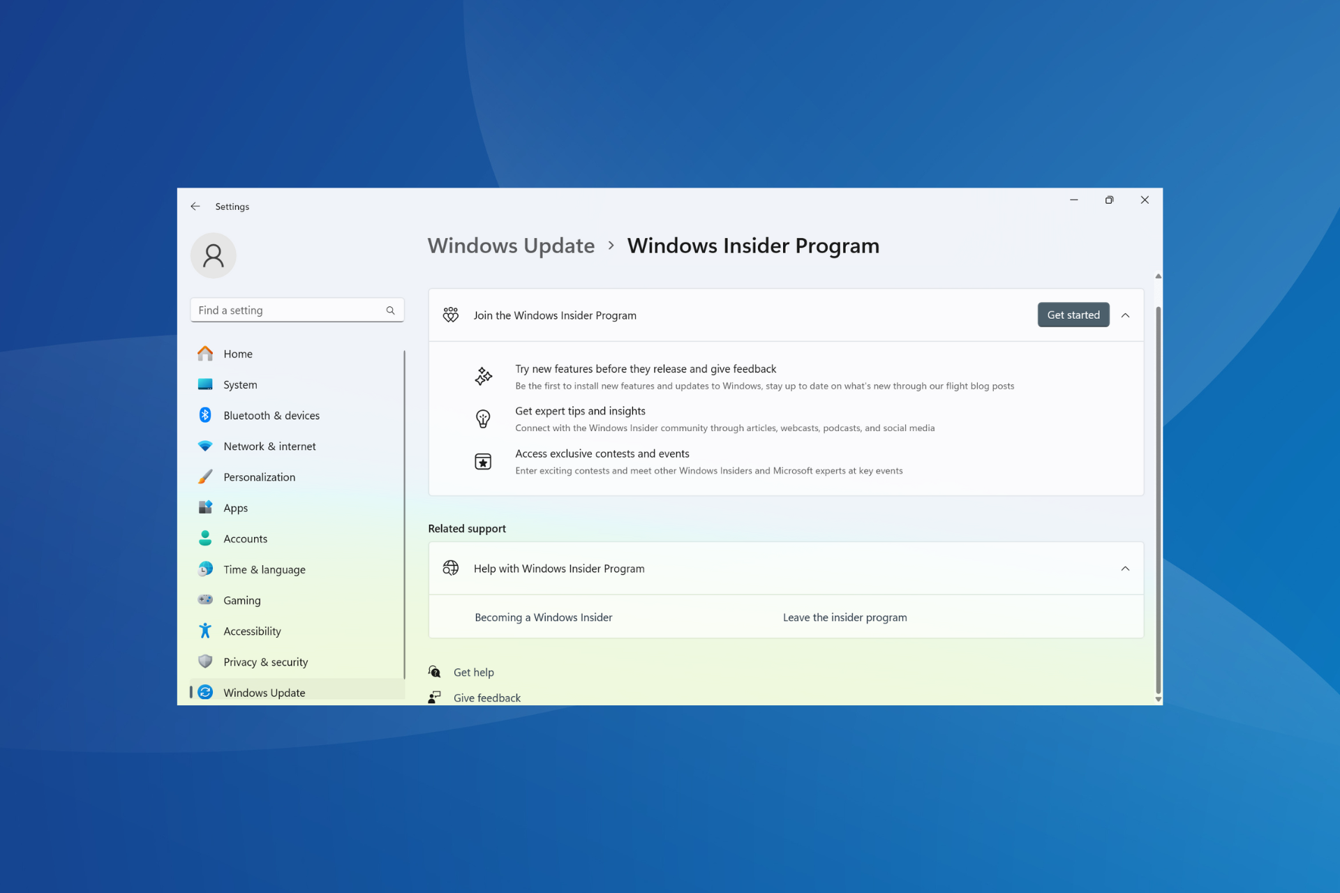 roll back bug Windows Insider Build 26052