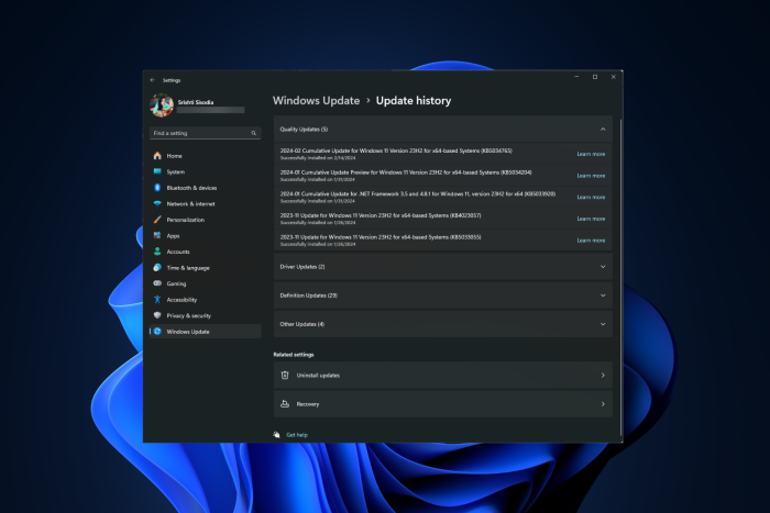 Microsoft releases KB5034765 update to address security issues and more