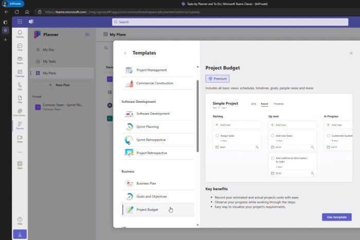new microsoft planner public preview