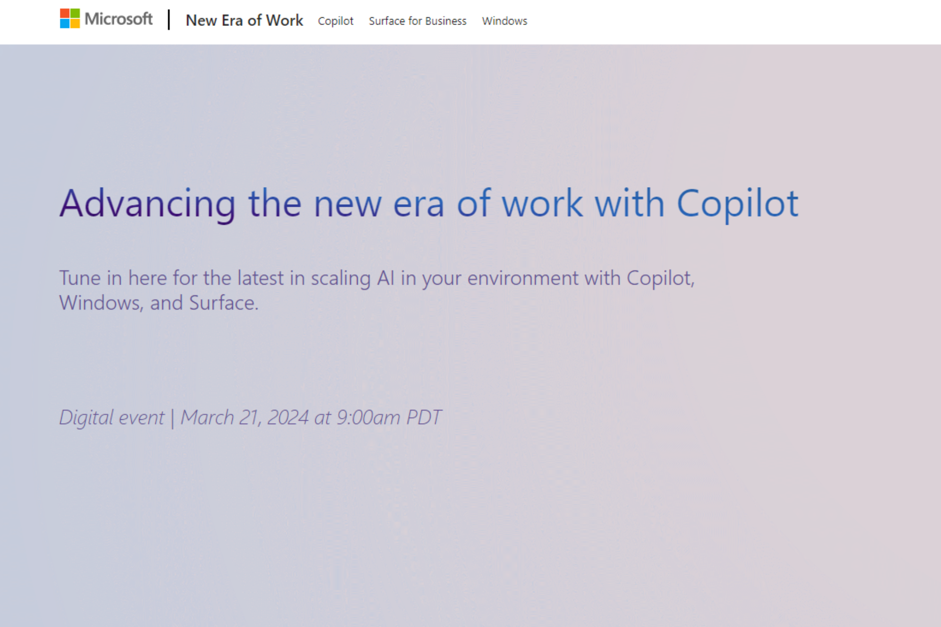 Upcoming Microsoft event: New Surface devices & exciting Windows 11 features