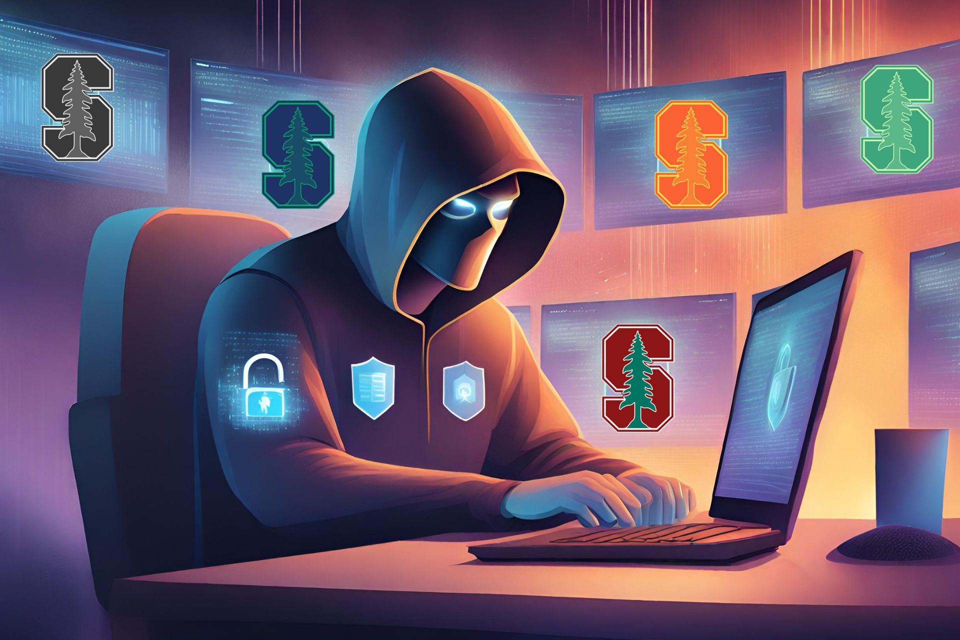 Stanford ransomware attack featured through AI art
