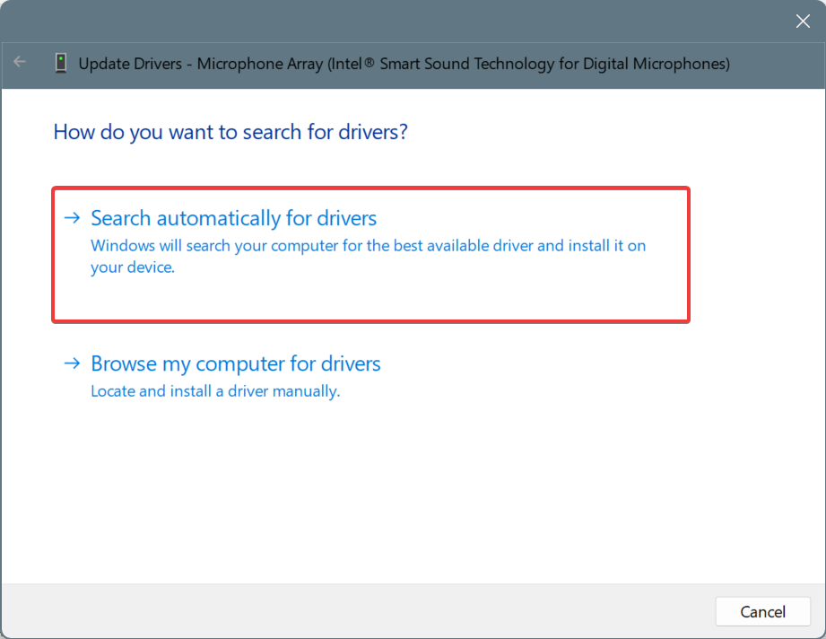 search automatically