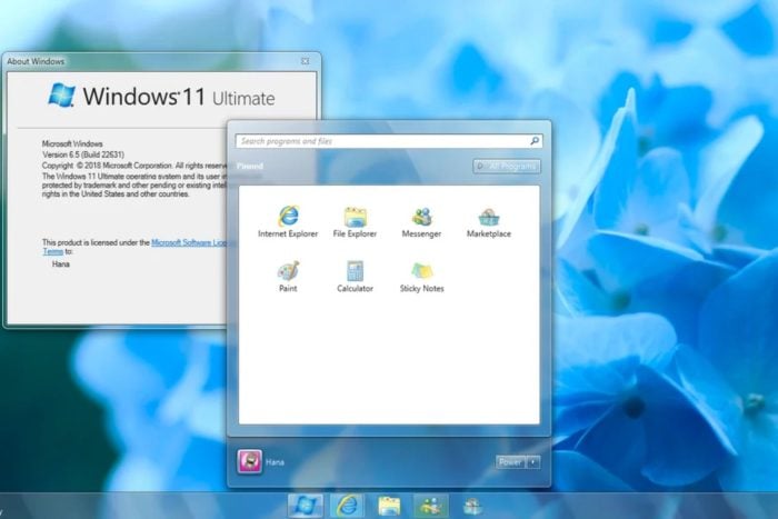 windows 11 aero