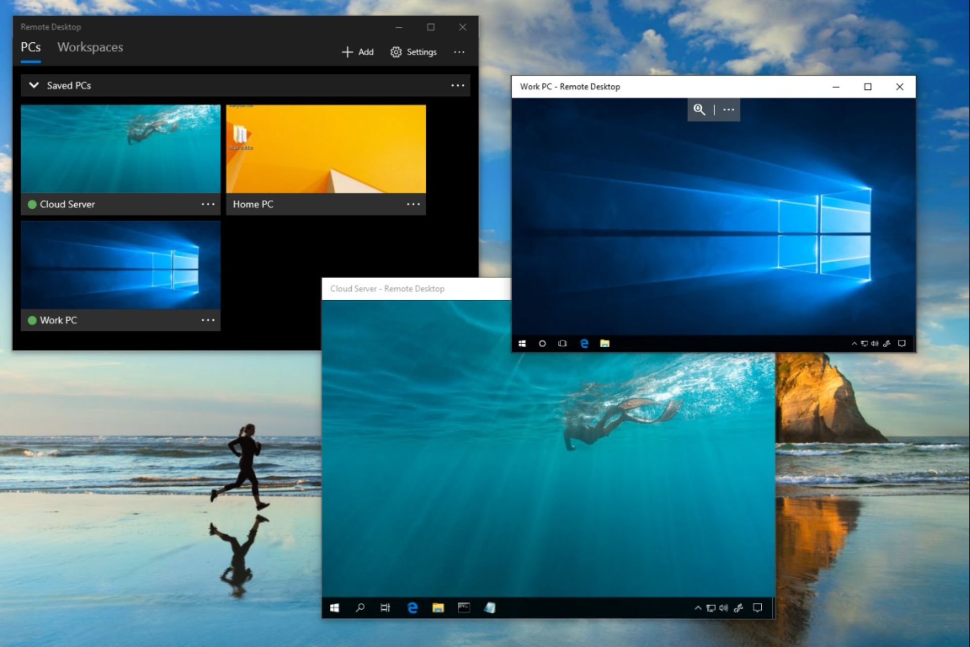 Microsoft Remote Desktop app