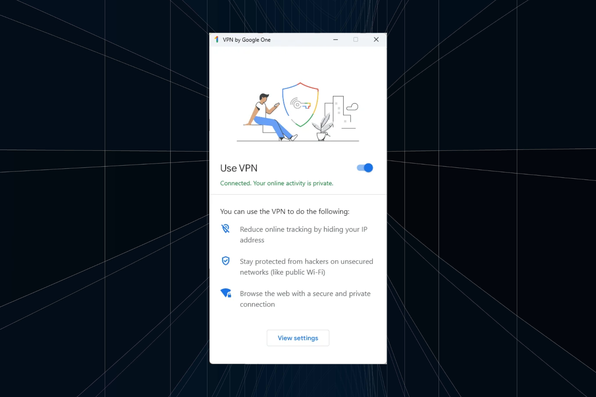 google one vpn automatically changes DNS