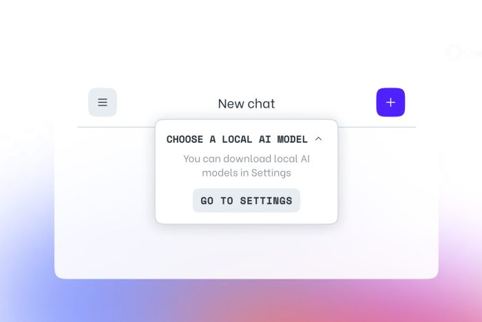 opera local ai