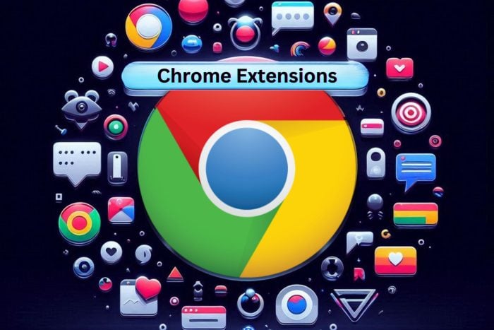 An AI generated image of Chrome extensions