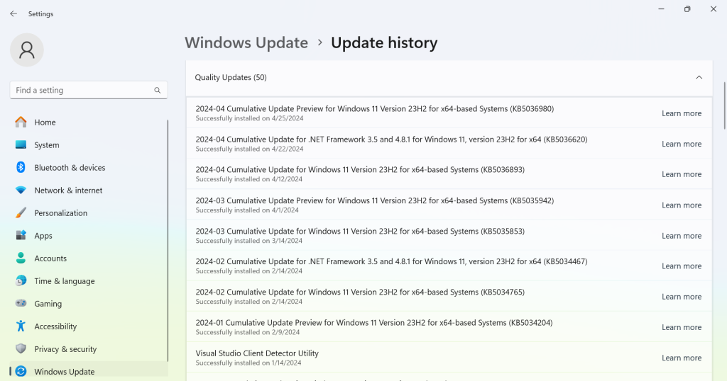 KB5036893 breaks VPN
