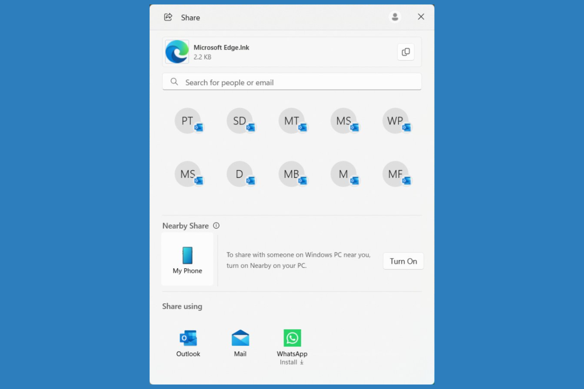 Microsoft is testing sharing links via Phone Link