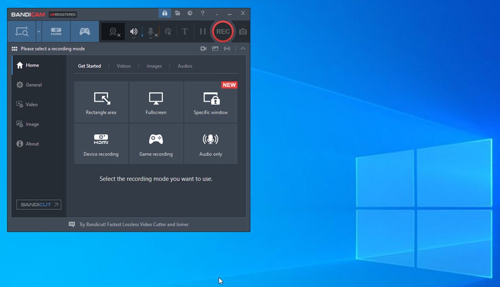 bandicam ui