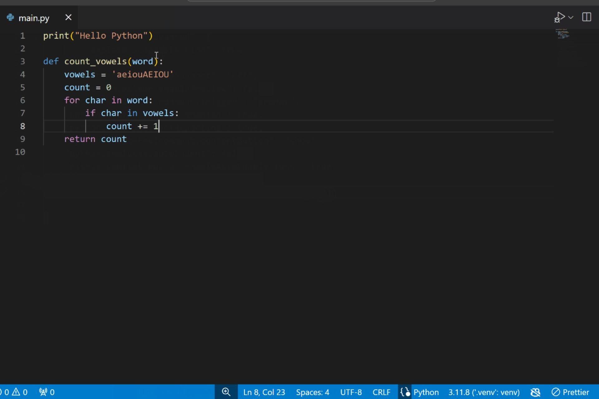 Visual Studio Code Python