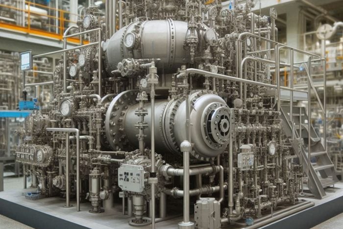An AI generated image of an OT device in a water plant