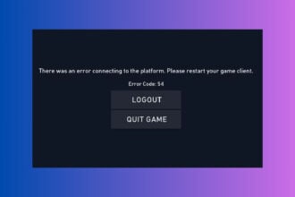 How to fix Error 54 in Valorant