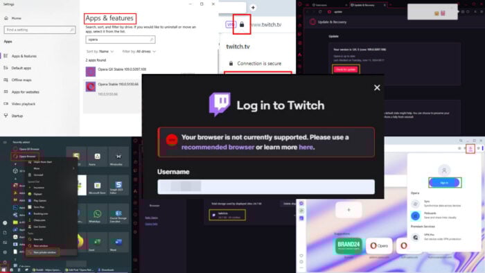Opera Not Working With Twitch