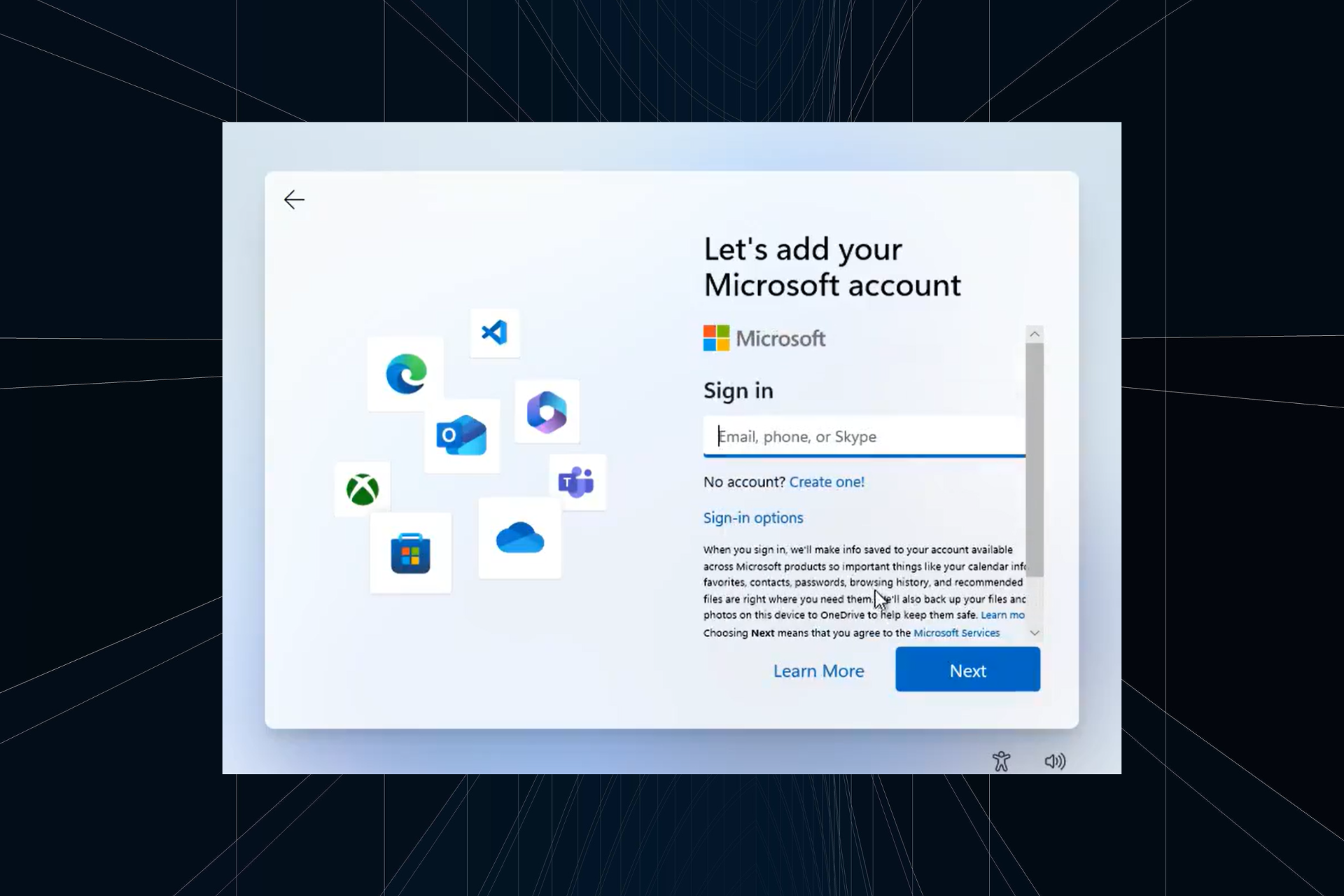 Windows 11 local account OOBE
