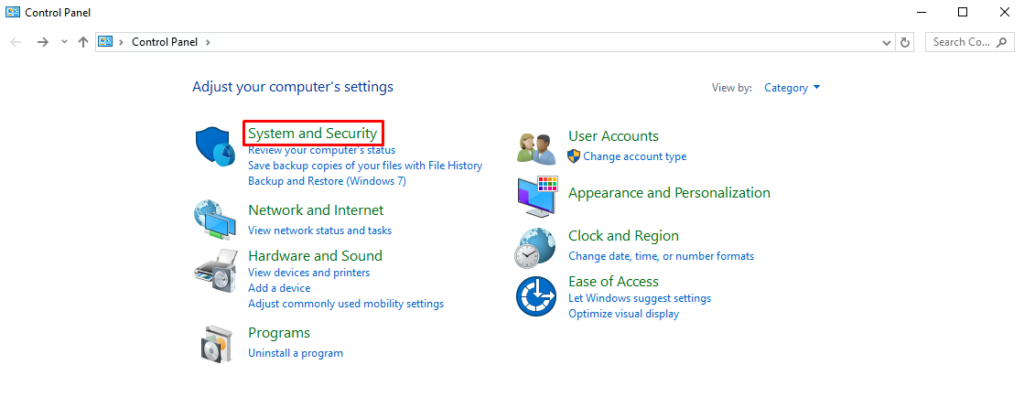 System and Security