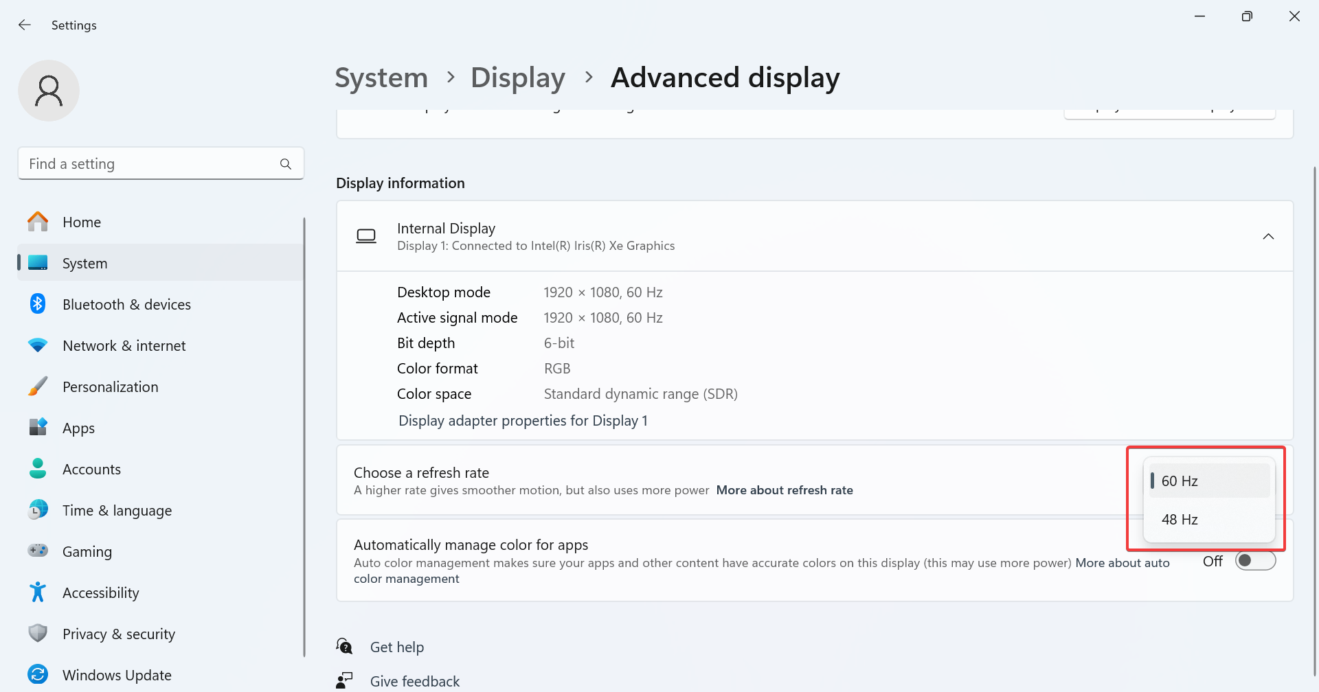 loewr the refresh rate to fix windows 11 screen flickering youtube