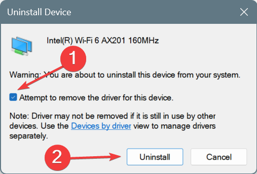 remove driver